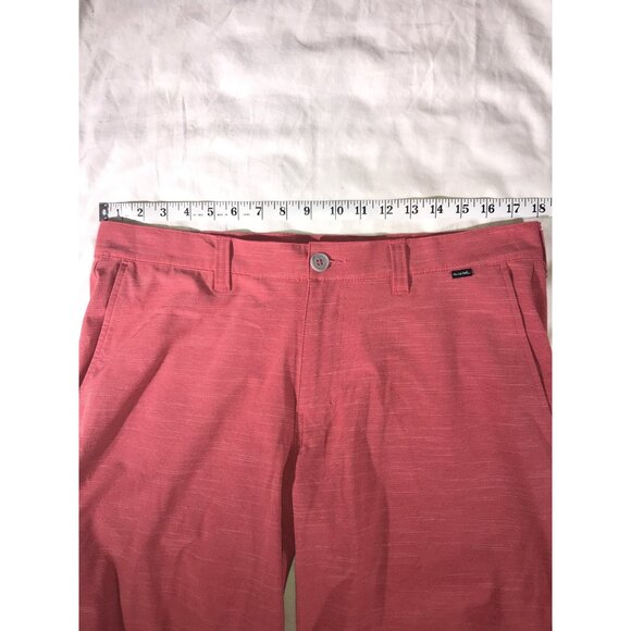 Travis Mathew Men's Watermelon Red Bermuda Golf Shorts - Picture 4 of 8